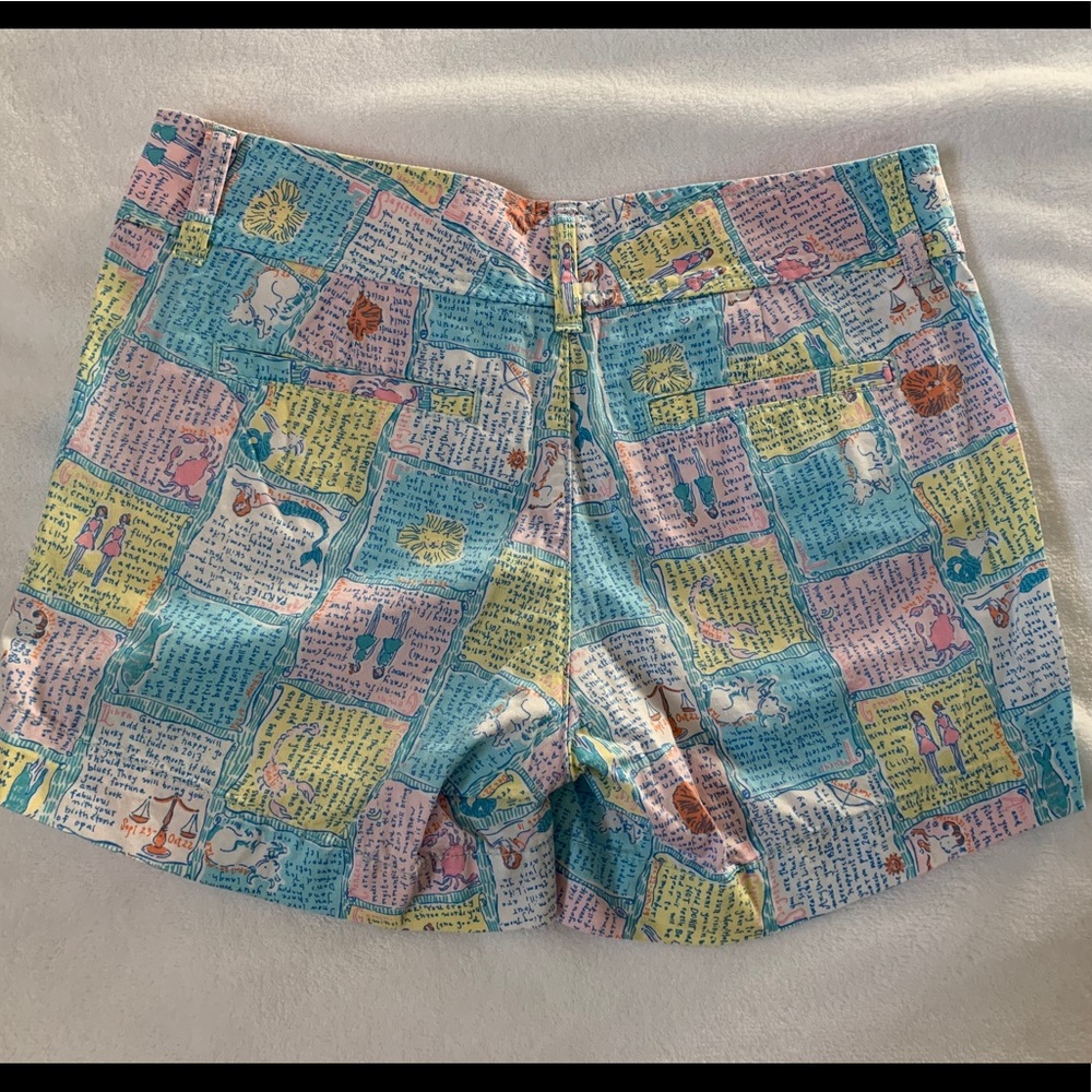 Lilly Pulitzer Multi-Color Script Patchwork Shorts - Picture 2 of 7